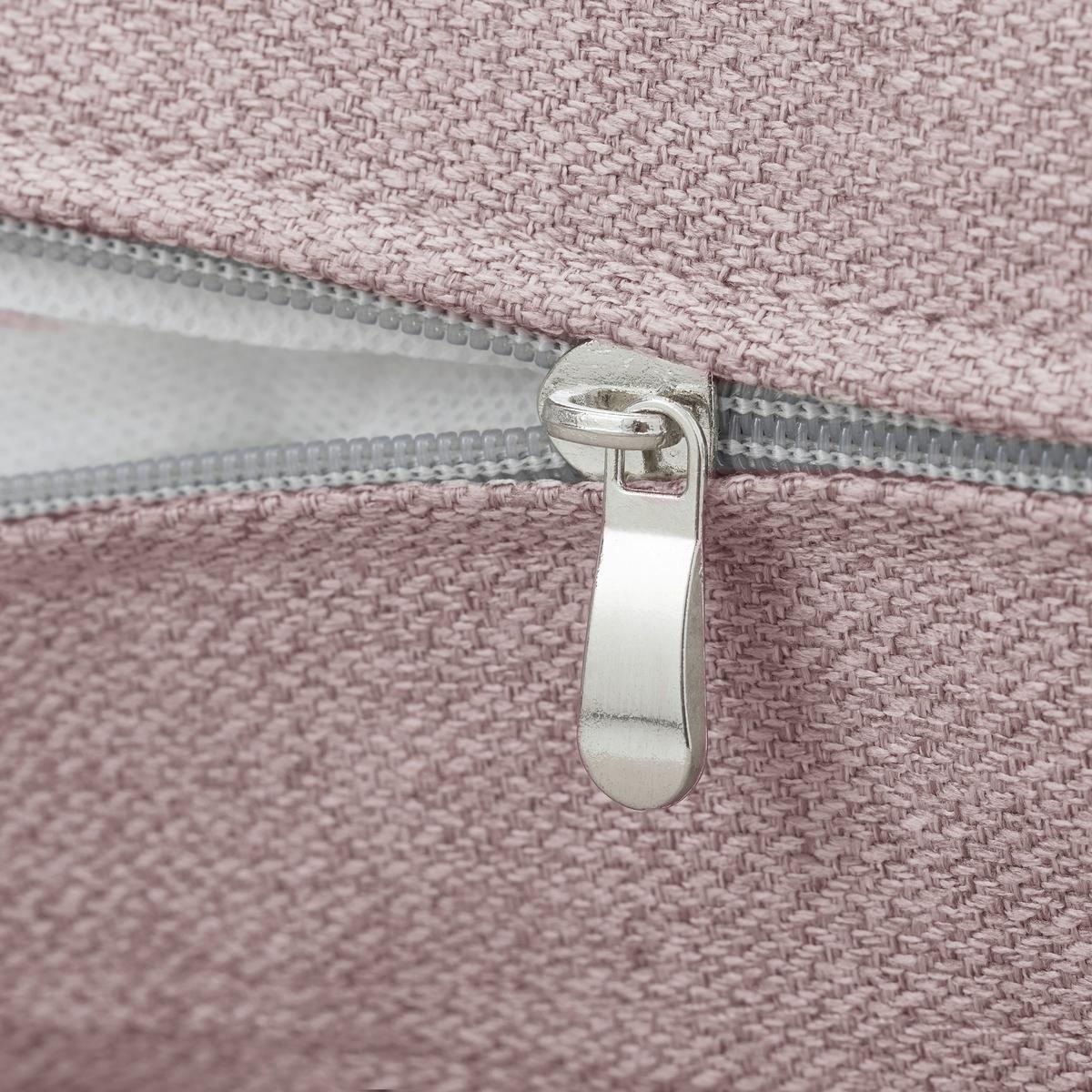 Rozkladacia pohovka Malic - ružová - ružová/farba duba, Modern, kov/textil (80/84/90cm) - Bessagi Home