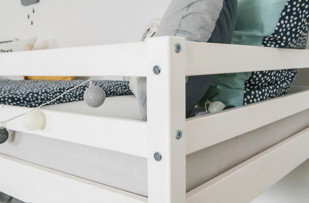 Etagenbett 970538 Rene - Weiß, MODERN, Holz (90/200cm) - MID.YOU