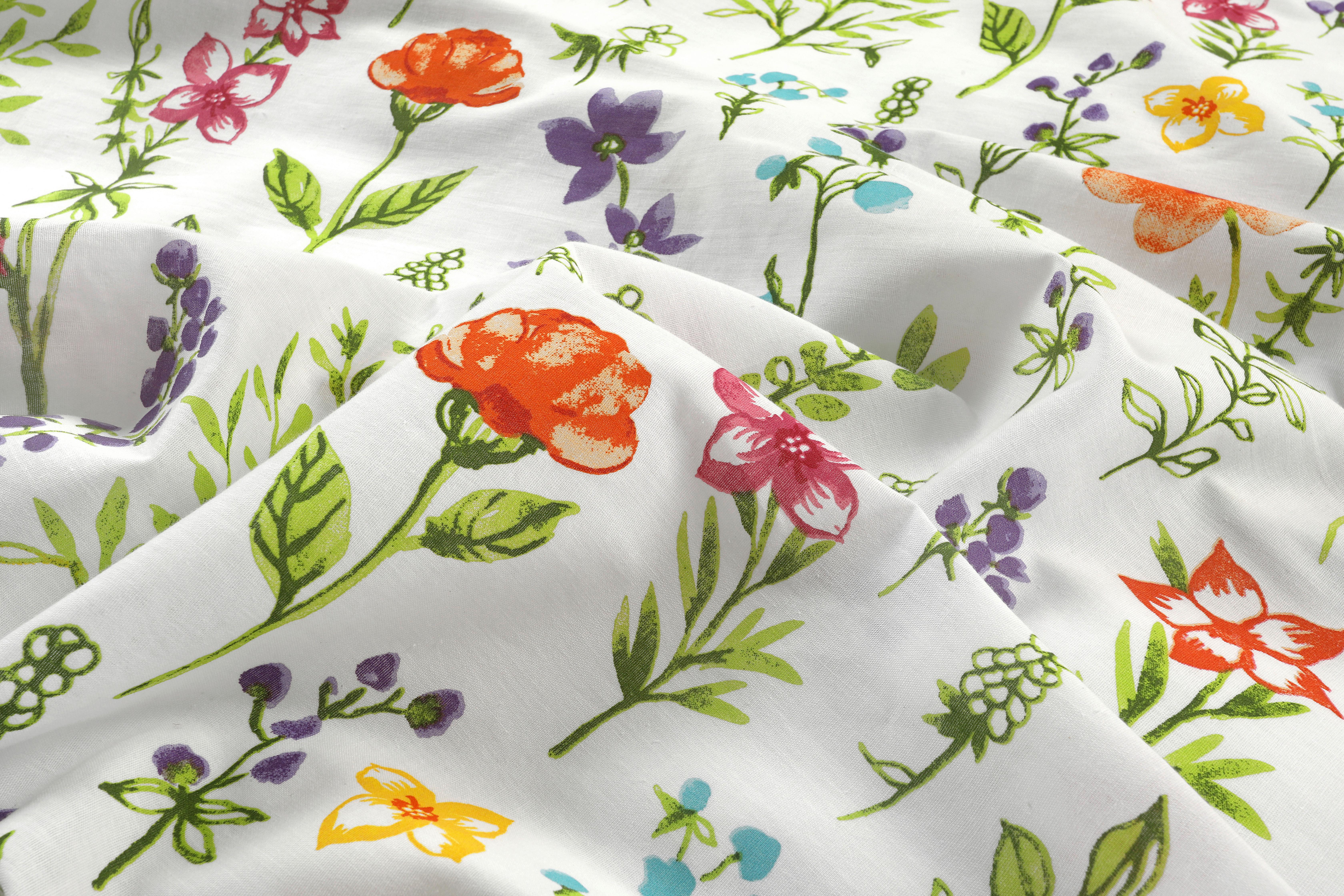 Bettwäsche Linessa - Pink/Lila, MODERN, Textil - Luca Bessoni