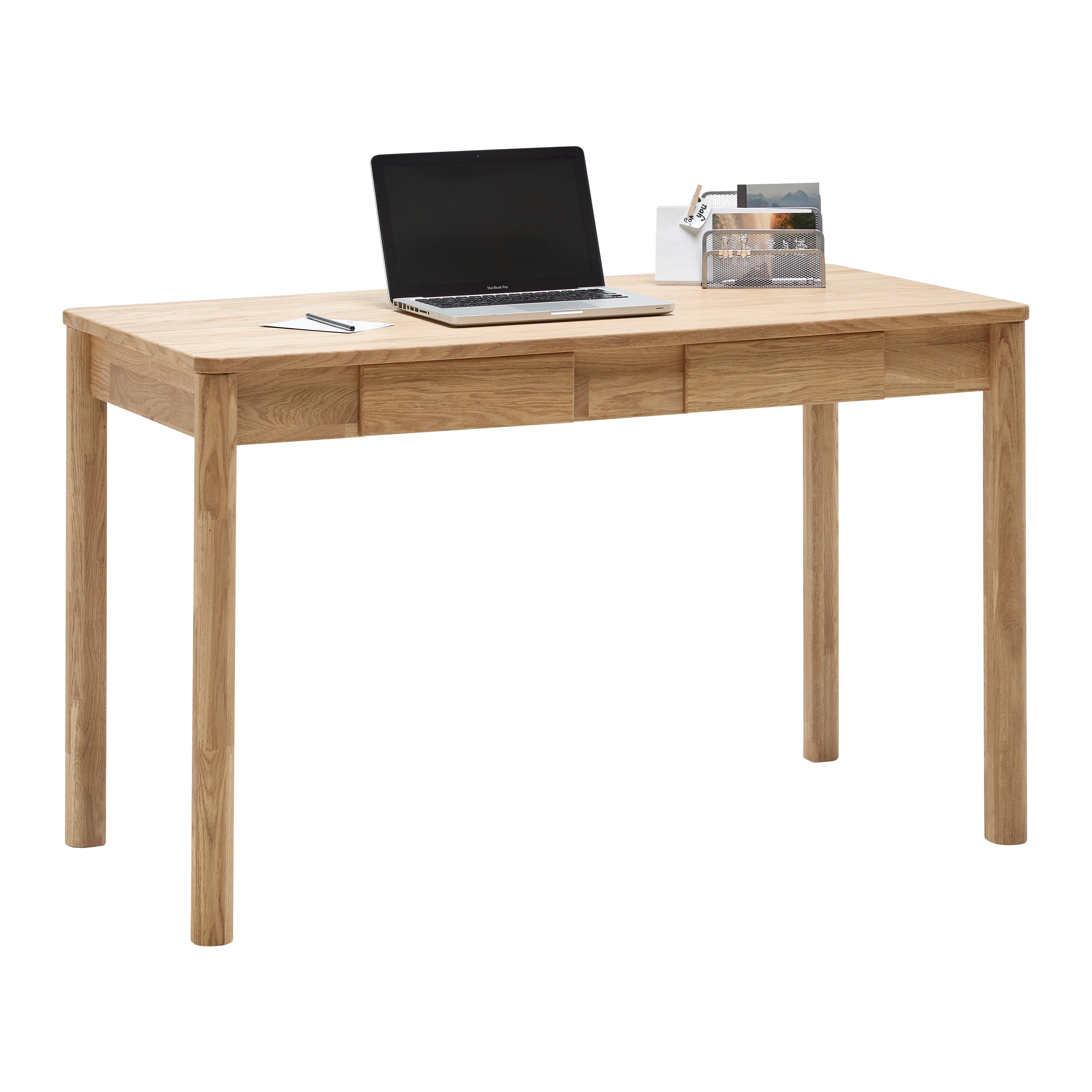 PÍSACÍ STÔL LUND - farba duba, Modern, drevo (120/60/76cm) - Mömax