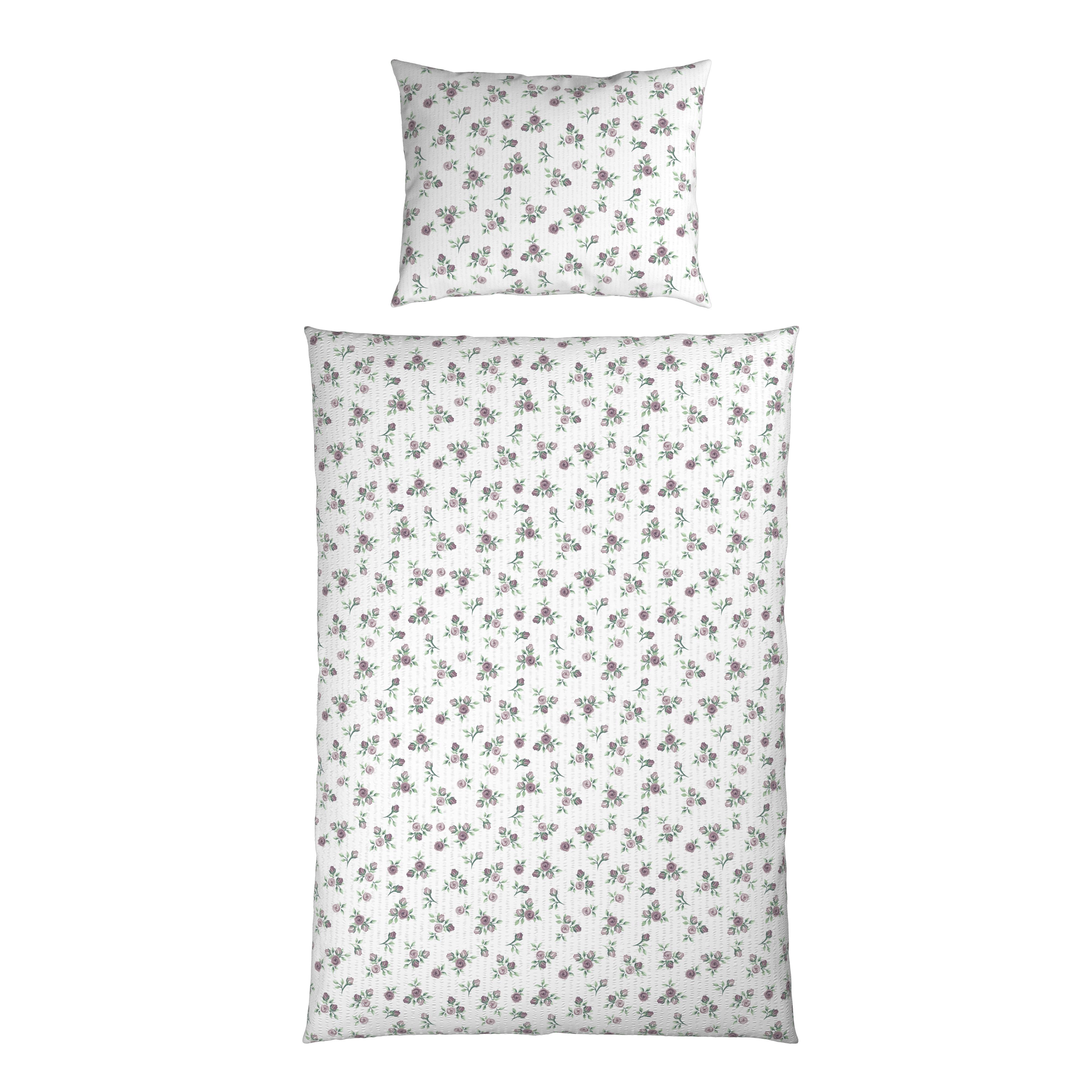 Bettwäsche Roses - Weiß, ROMANTIK / LANDHAUS, Textil - James Wood