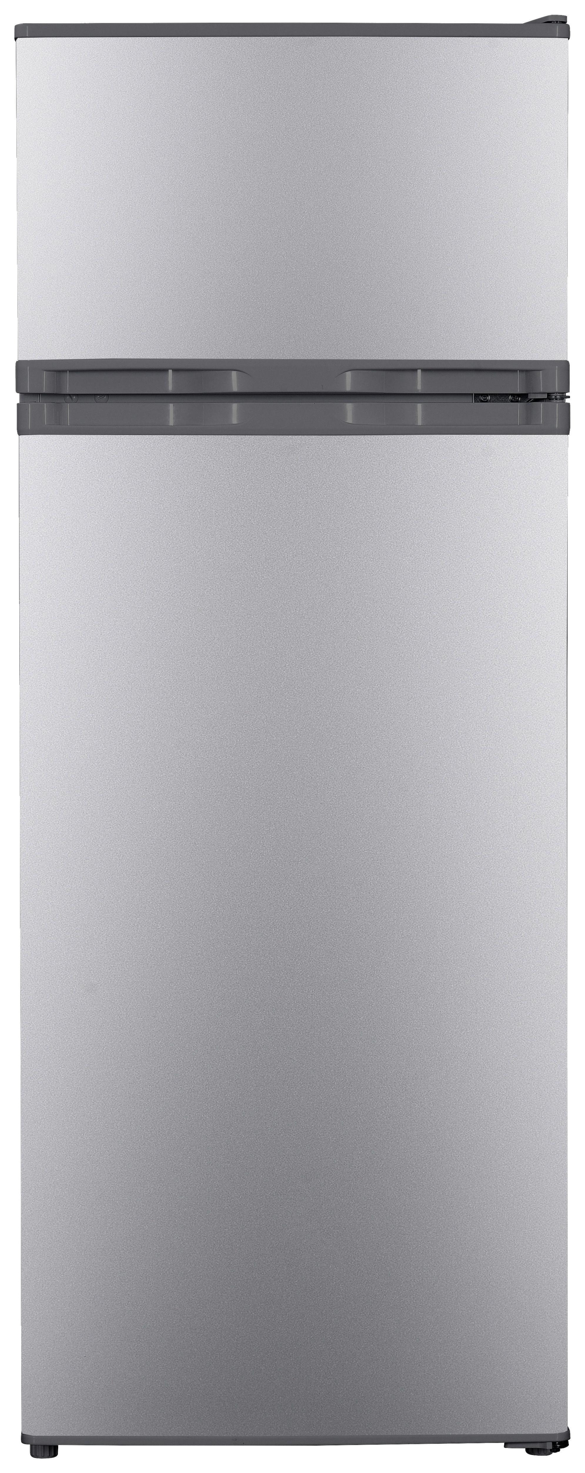 Kühl-gefrier-kombination Gk212si - Silberfarben, Trend, Kunststoff/Metall (54,5/143/55,5cm) - PKM