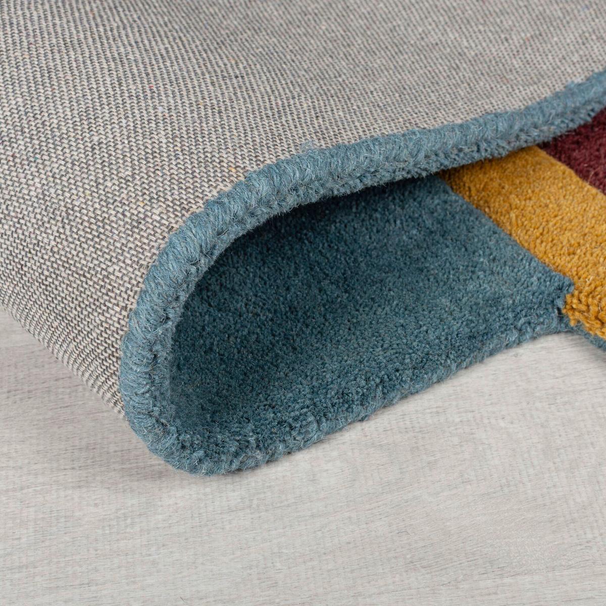 Wollteppich Shuffle - Multicolor, Trend, Textil (120/180cm)