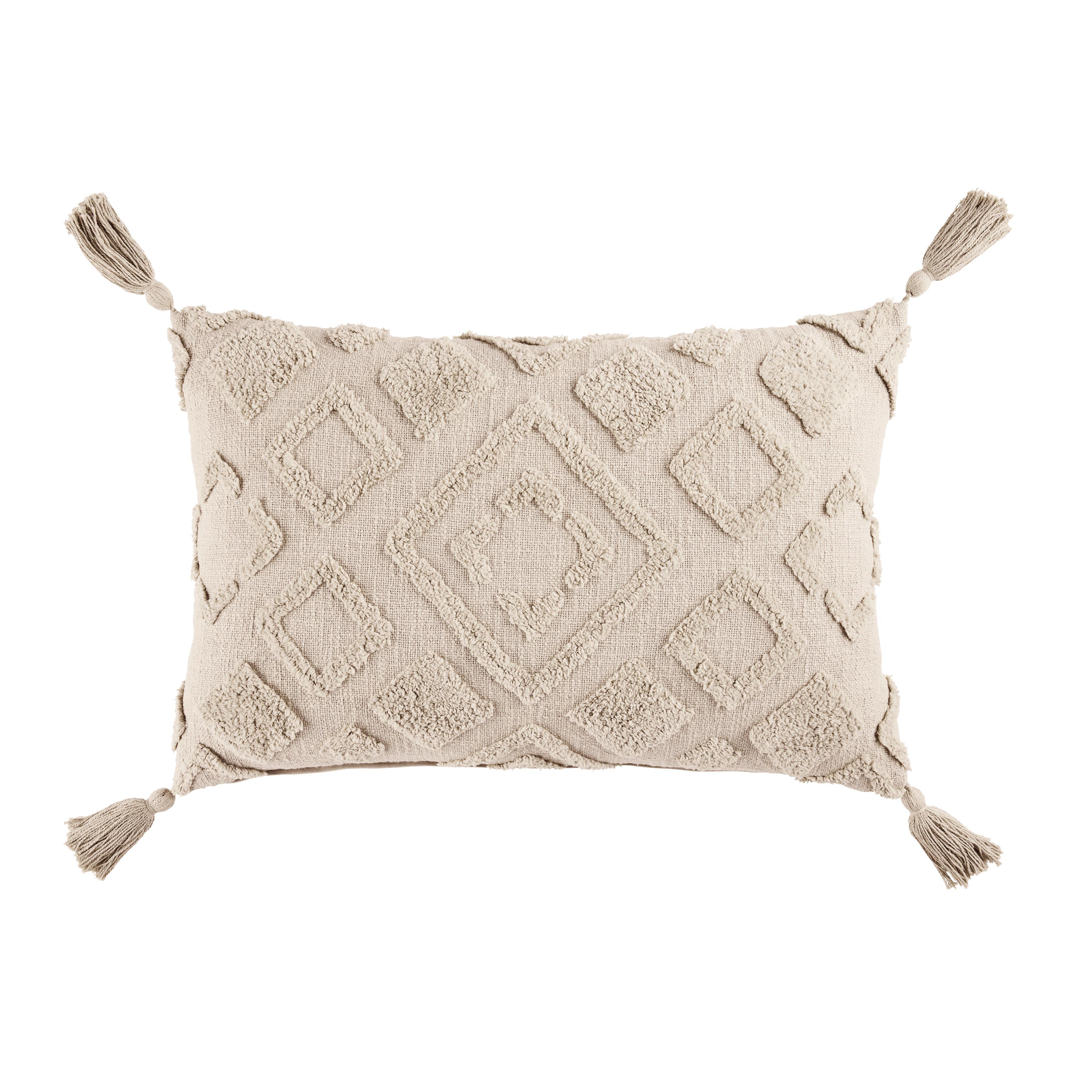 DEKORAČNÝ VANKÚŠ BOHO - prírodná farba, Lifestyle, textil (40/60cm) - Mömax