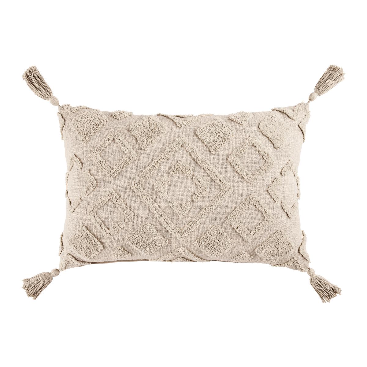 DEKORAČNÝ VANKÚŠ BOHO - prírodná farba, Lifestyle, textil (40/60cm) - Mömax