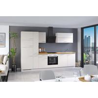 Küchenblock Ip1200 - Eichefarben/Weiß, Basics, Holzwerkstoff (310cm) - Impuls