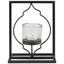 Teelichthalter Aleydis - Klar/Schwarz, Basics, Glas/Metall (15/19,5/9,5cm) - Luca Bessoni Teelichthalter Aleydis - Klar/Schwarz, Basics, Glas/Metall (15/19,5/9,5cm) - Luca Bessoni