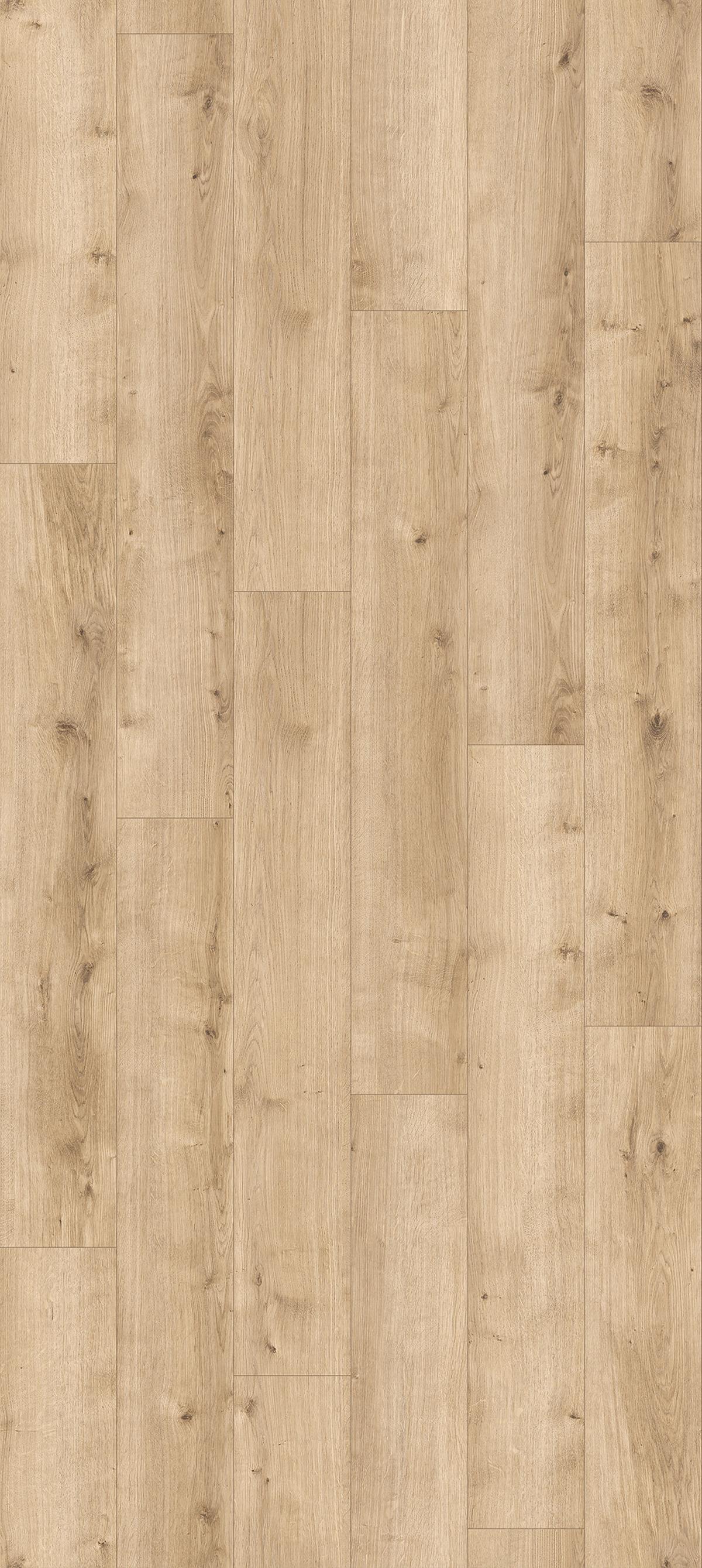 Designboden Eichefarben /Hellbraun Landhausdiele Stärke 8mm - Hellbraun/Eichefarben, Basics, Holz/Kunststoff (128,5/19,4/0,8cm) - Parador