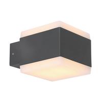 Led Außenleuchte Slice 15 Watt Kunststoff, Wandmontage - Basics, Kunststoff/Metall (11/9cm) - Globo