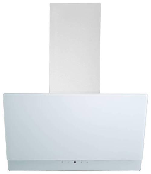 Dunstabzugshaube Respekta Selena 60 Cm - Weiß, Trend, Glas/Metall (60/74,3-112,3/31,3cm) - Respekta