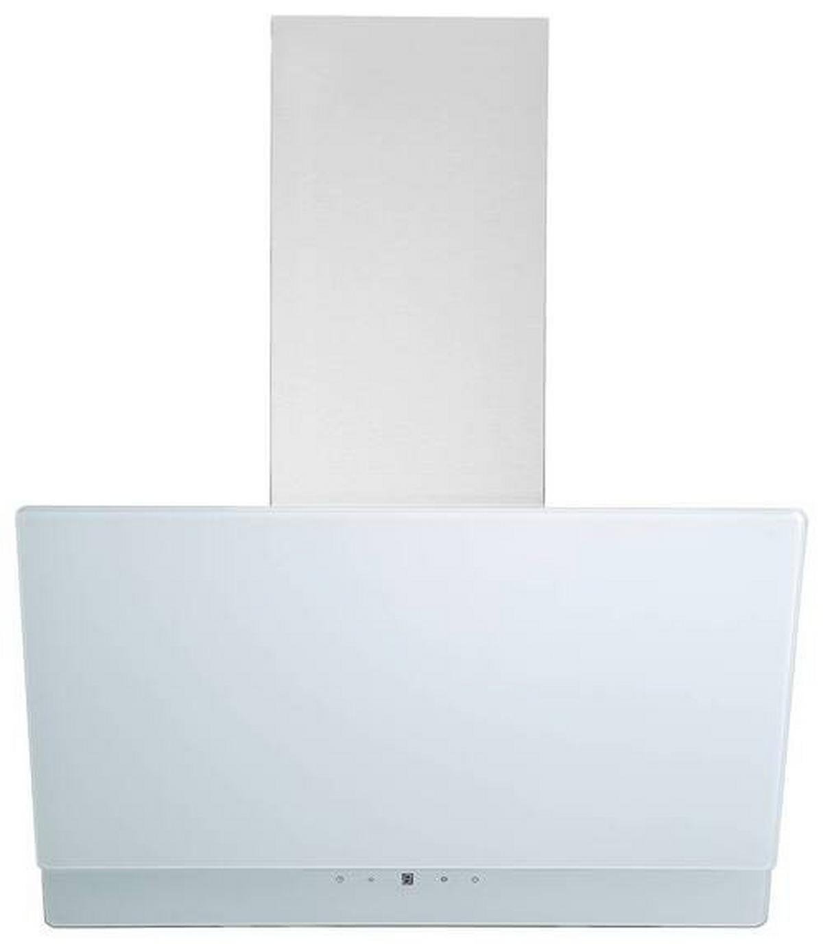 Dunstabzugshaube Respekta Selena 60 Cm - Weiß, Trend, Glas/Metall (60/74,3-112,3/31,3cm) - Respekta