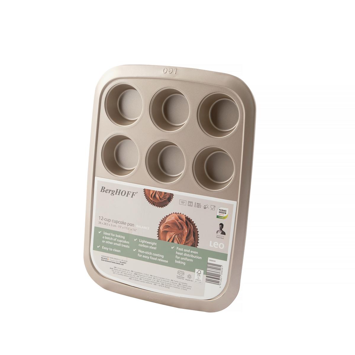 Muffinform Goldfarben B: 28,5 cm - Goldfarben, Basics, Metall (38/28.5/3cm)