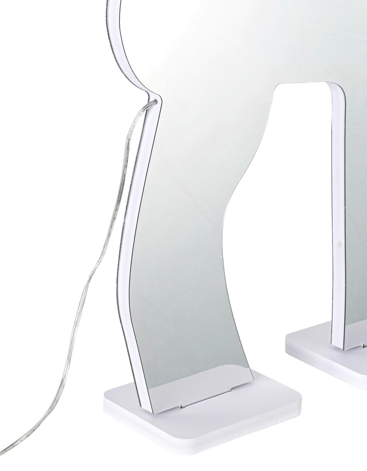 LED-Dekoleuchte Rudi - Chromfarben/Weiß, Basics, Kunststoff (35/8/59cm) - James Wood