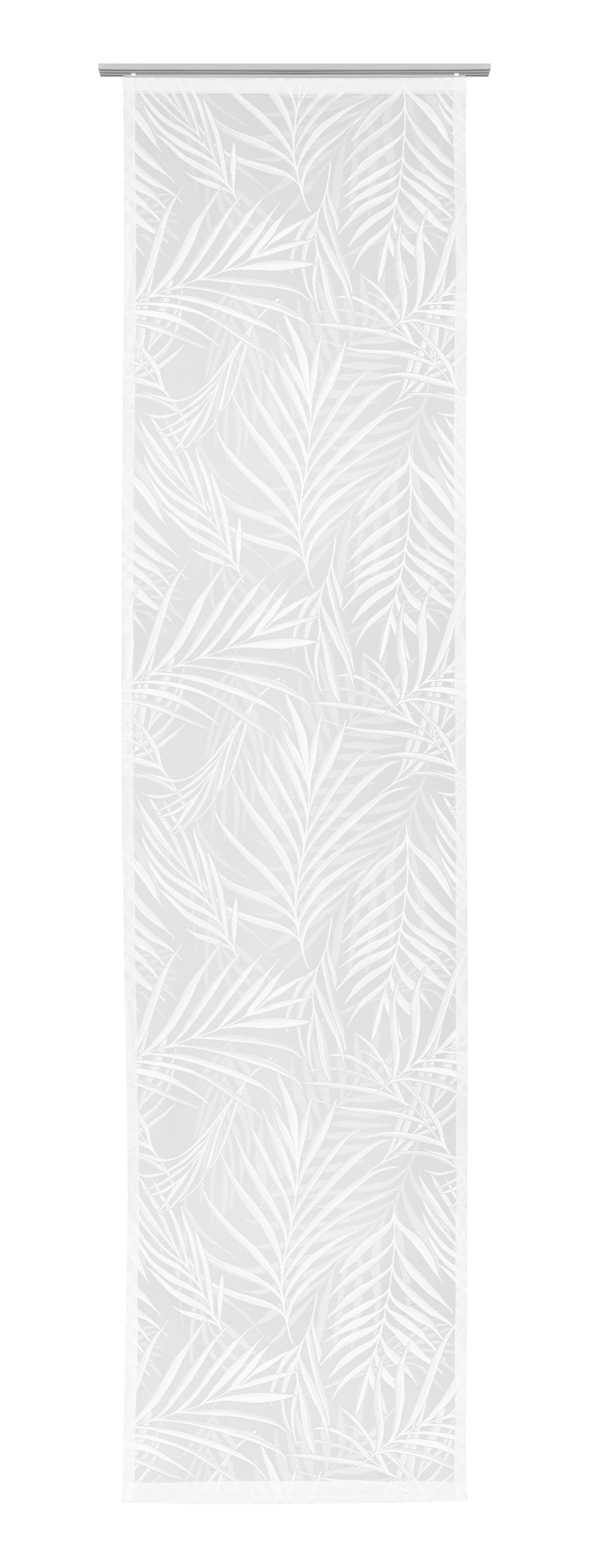 PANELOVÝ ZÁVES LISTY - krémová, Konventionell, textil (60cm) - Modern Living