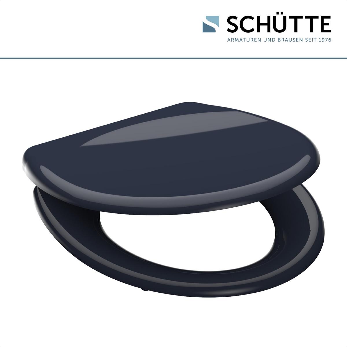 Wc-sitz Anthrazit Mit Absenkautomat B: 45 Cm - Anthrazit, Basics, Kunststoff (45/5,5/37,5cm) - Schütte