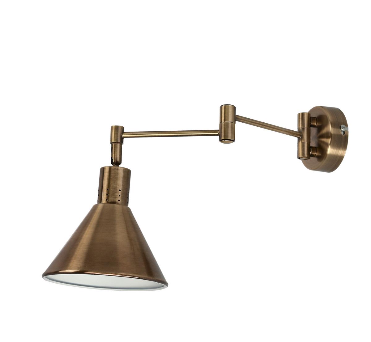 Wandleuchte 21-41210 - Platinfarben, Basics, Metall (37.5/14/17cm)