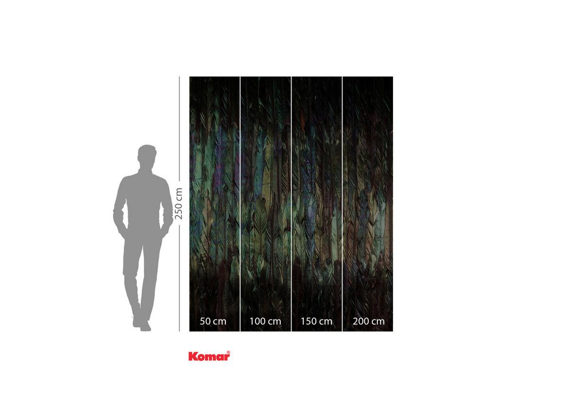 Vliestapete Dark Wings - Multicolor, Basics (200/250cm) - Komar