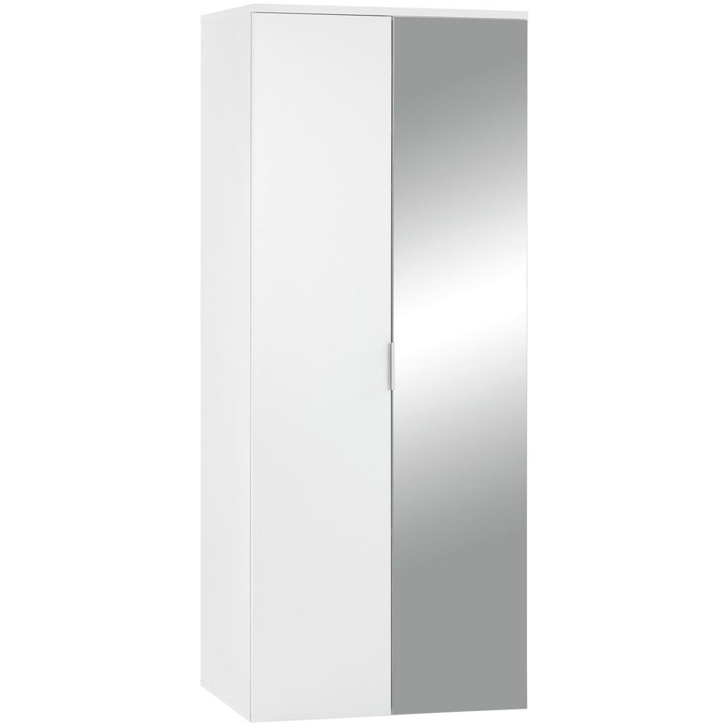 Schuhschrank Weiß Mit Spiegeltür B: 80 cm