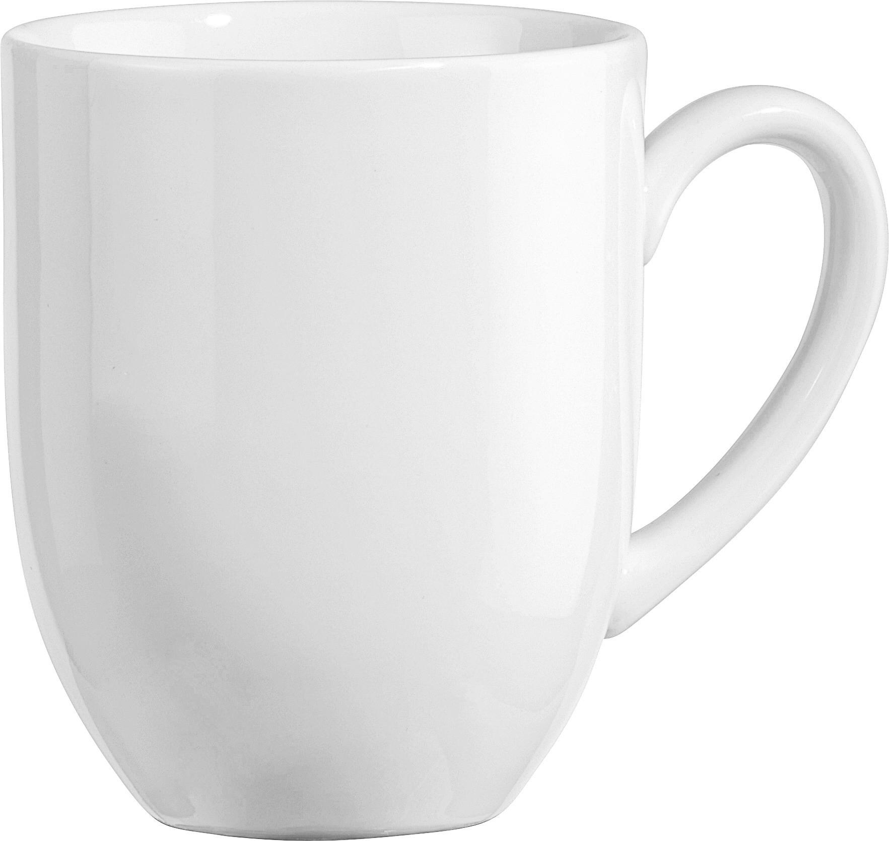 Kaffeebecher Porzellan 300 ml Weiß Felicia