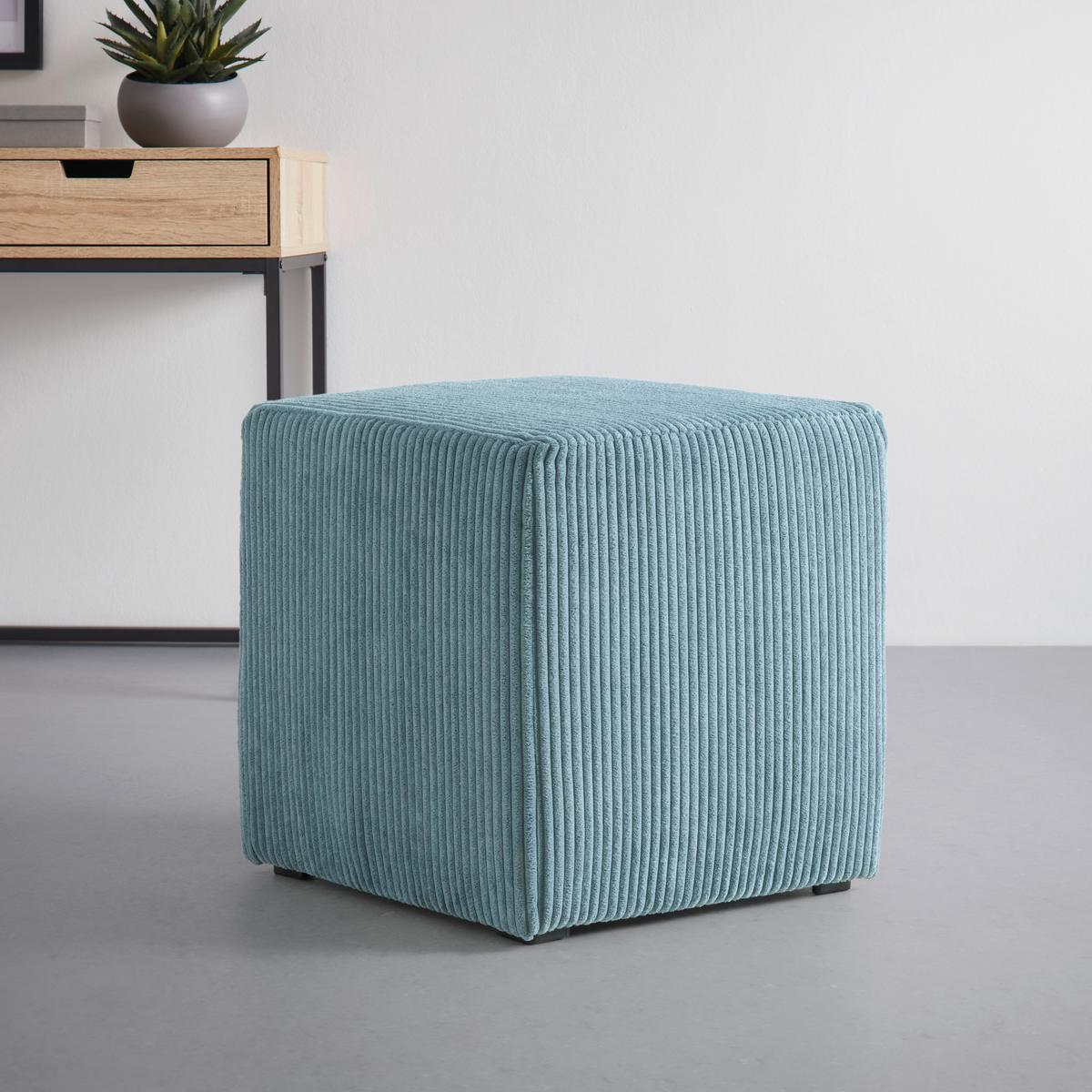 Taburetka BALI, petrolejová - petrolejová, Modern, textil (45/42/45cm) - Mömax