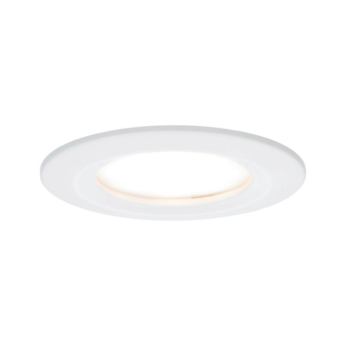 LED-Deckenleuchte Ø 7,8 cm 1-Flammig, Rund - Weiß, Basics, Metall (7,8cm) - Paulmann