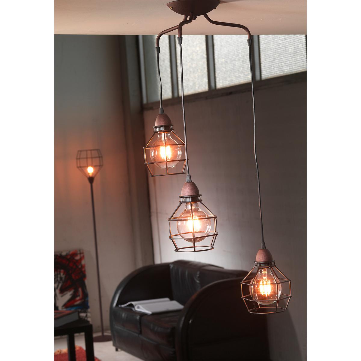 Hängeleuchte 4859/S3 - Schwarz, LIFESTYLE, Metall (40/94cm)