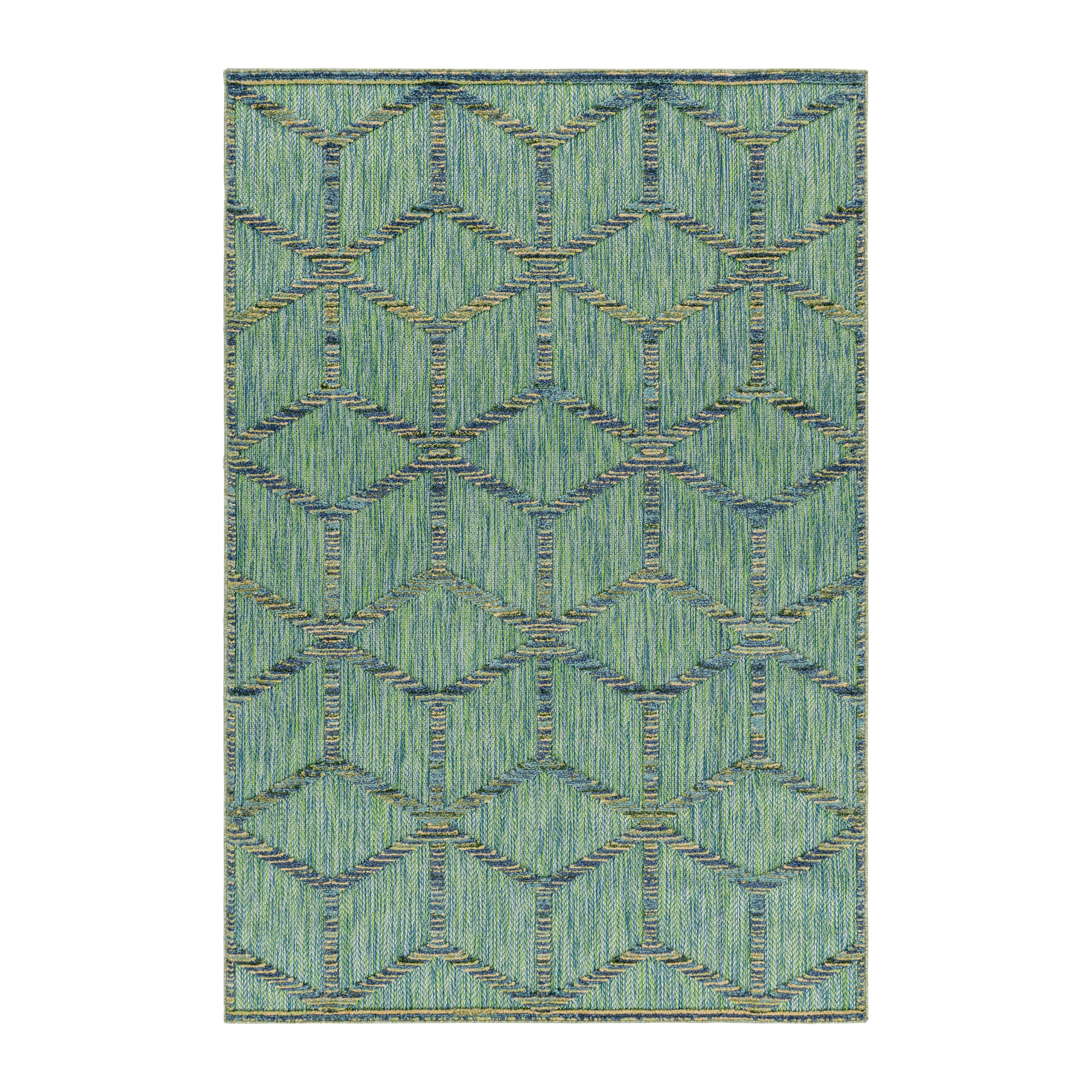 Läufer Bahama - Grün, Design, Textil (80/250cm) - Novel