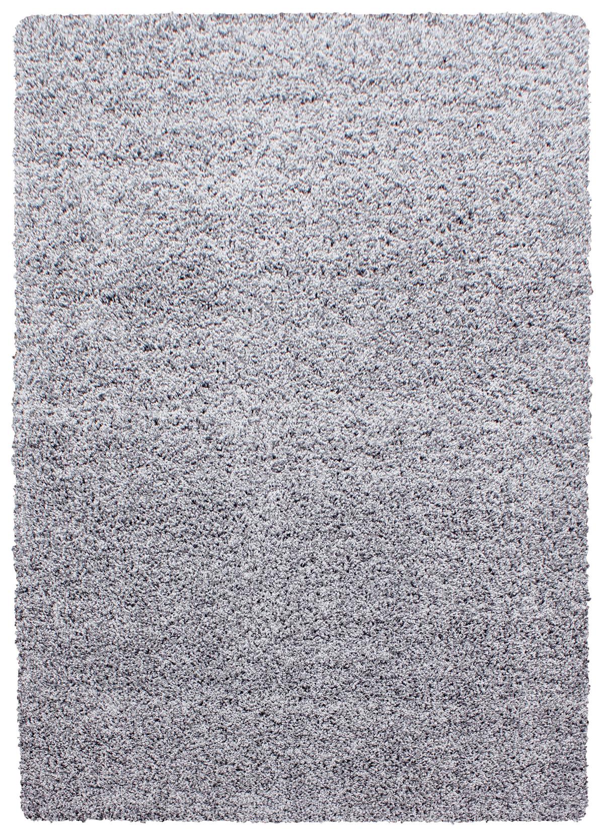 Hochflor Teppich Hellgrau Life 160x230 cm - Hellgrau, KONVENTIONELL, Textil (160/230cm) - Novel