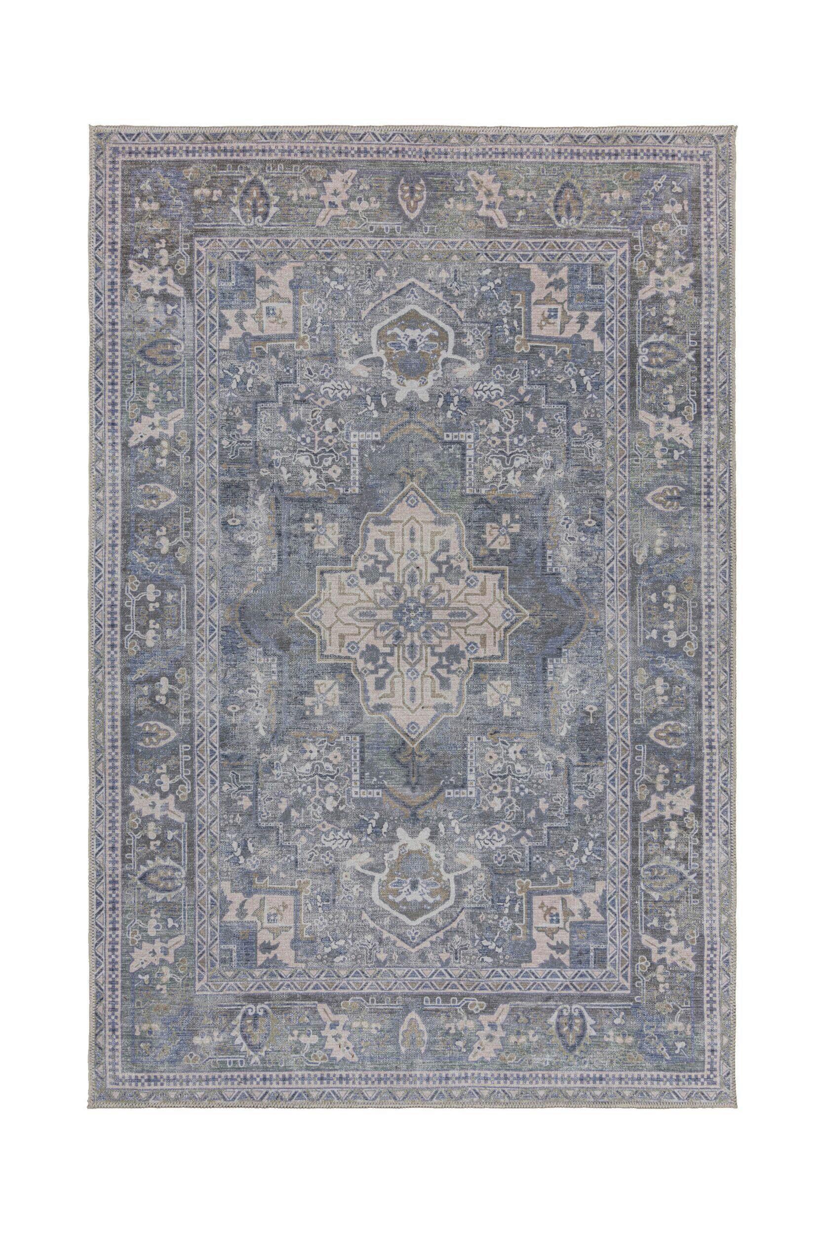 Flachwebteppich Windsor Traditional G 80x150 - Grün, Basics, Textil (80/150cm)