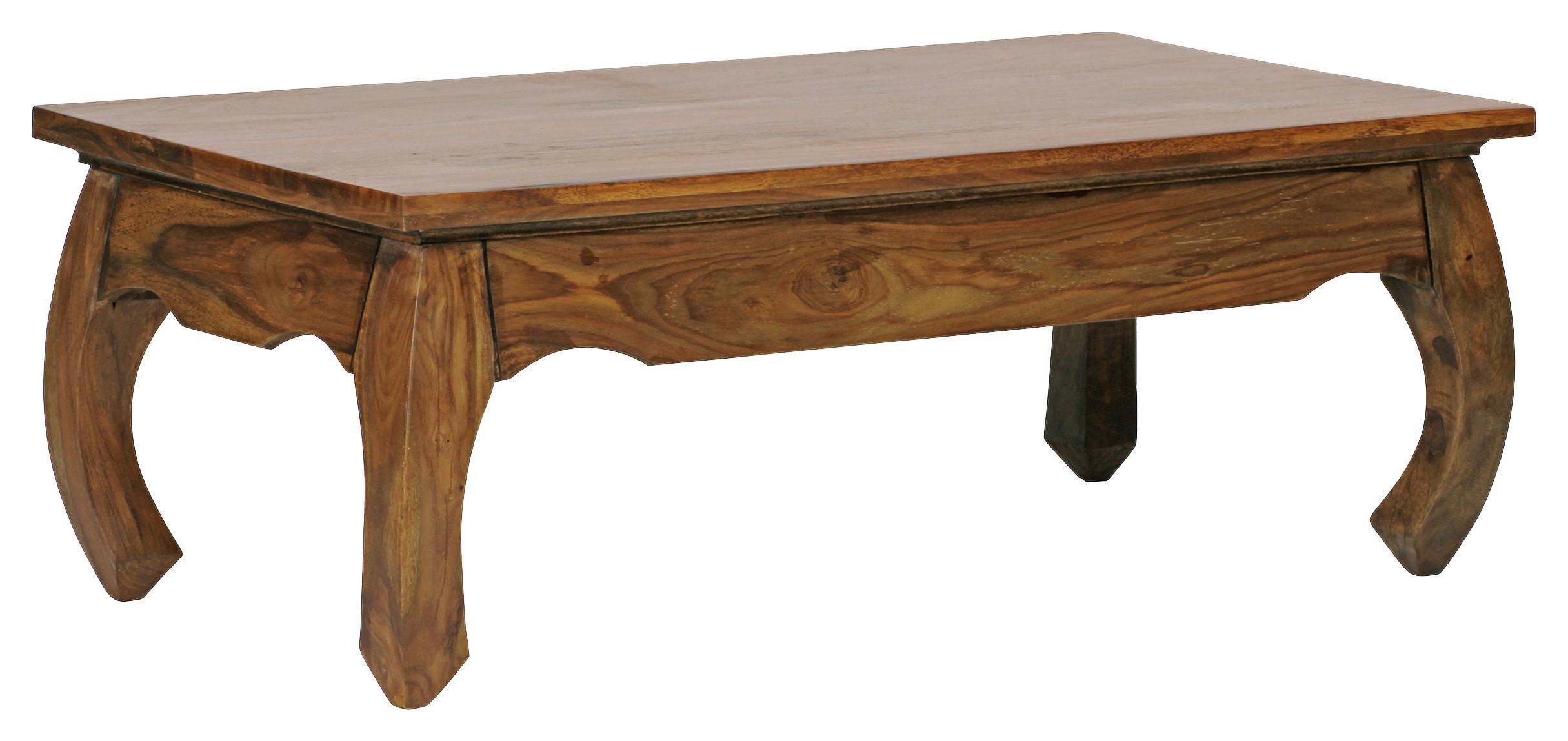 Konferenčný stolík OPIUM masív - farba indického palisandra, Design, drevo (110/60/40cm) - MID.YOU