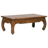 Konferenční stolek OPIUM masív - barvy sheesham, Design, dřevo (110/60/40cm) - MID.YOU