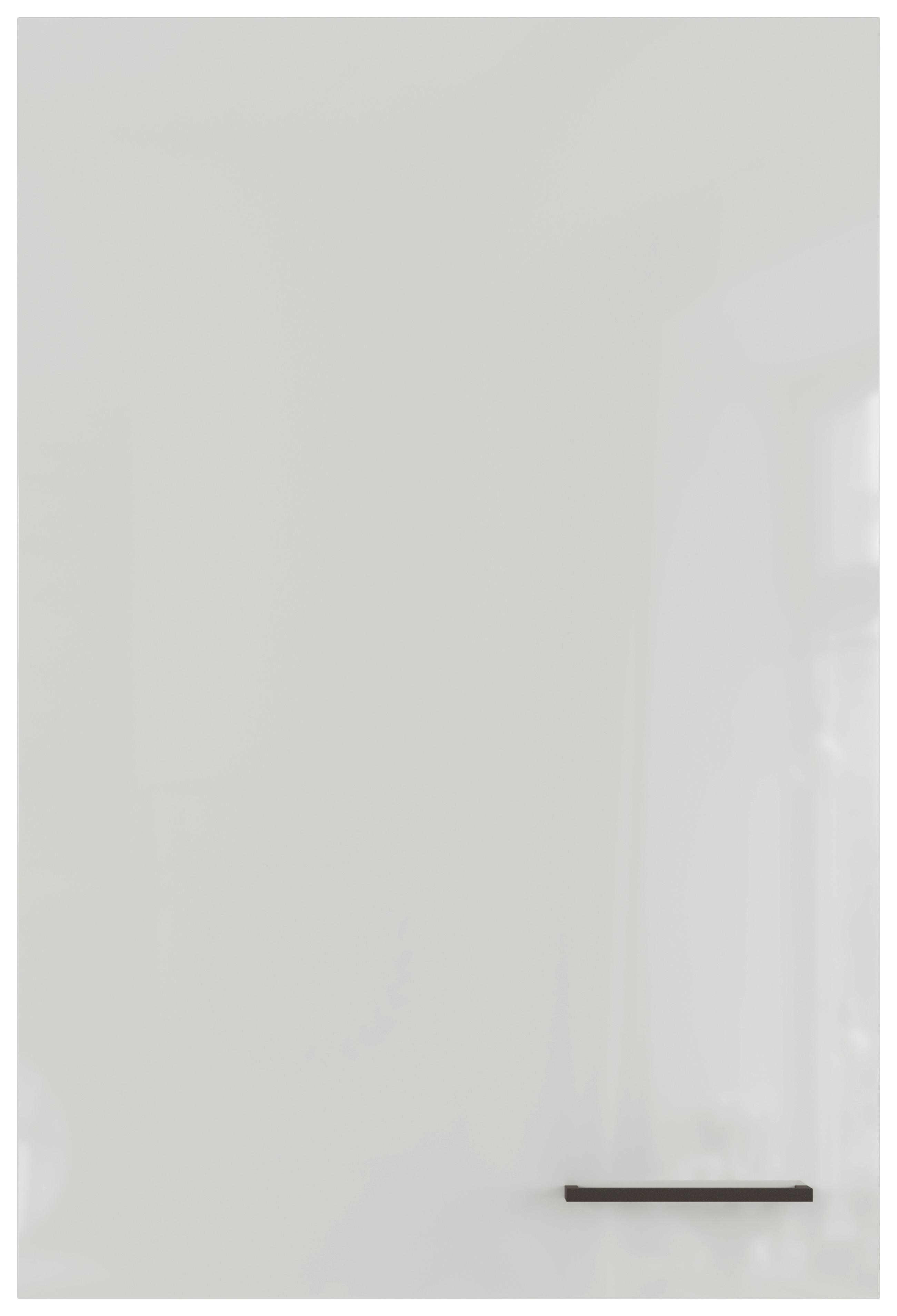 Kuchyňská horní skříňka LEVI - šedá/černá, Moderní, kov/kompozitní dřevo (60/89/32cm) - FlexWell
