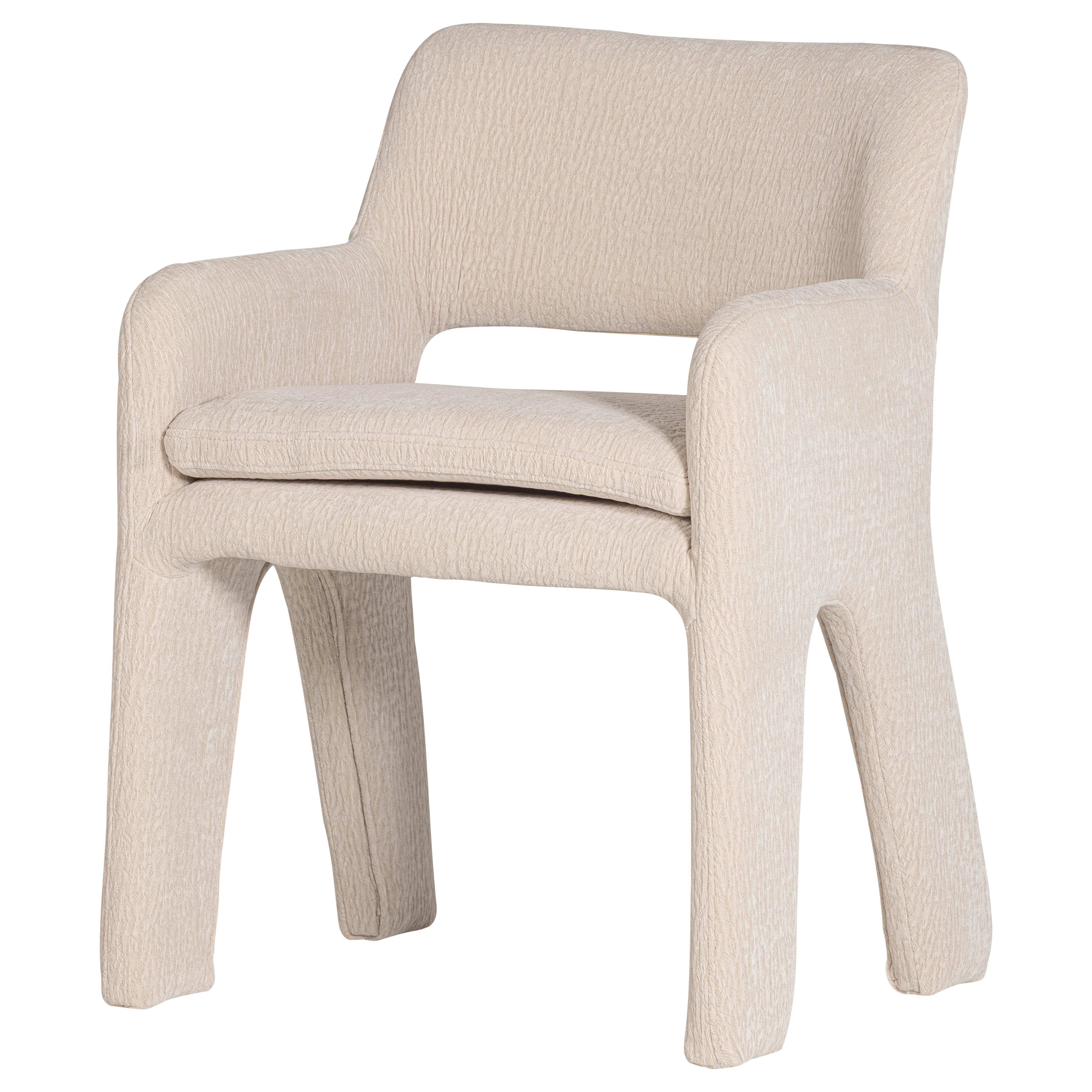ARMLEHNSTUHL Bigfoot Sandfarben B: 57cm - Sandfarben, MODERN, Textil (57/78/56cm) - Livetastic