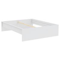 POSTEĽNÝ RÁM UNIT 160 - biela, Konventionell, kompozitné drevo (160/200cm) - Ondega