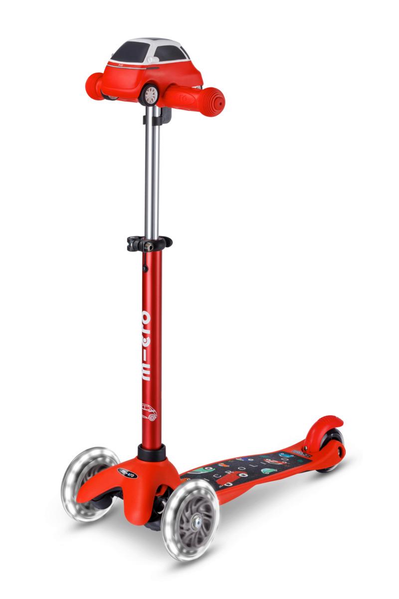 Kinderscooter Rot Mmd195 Mini Micro Minilino Red - Rot, Basics, Kunststoff (55/26,5/49-67cm) - Micro Mobility