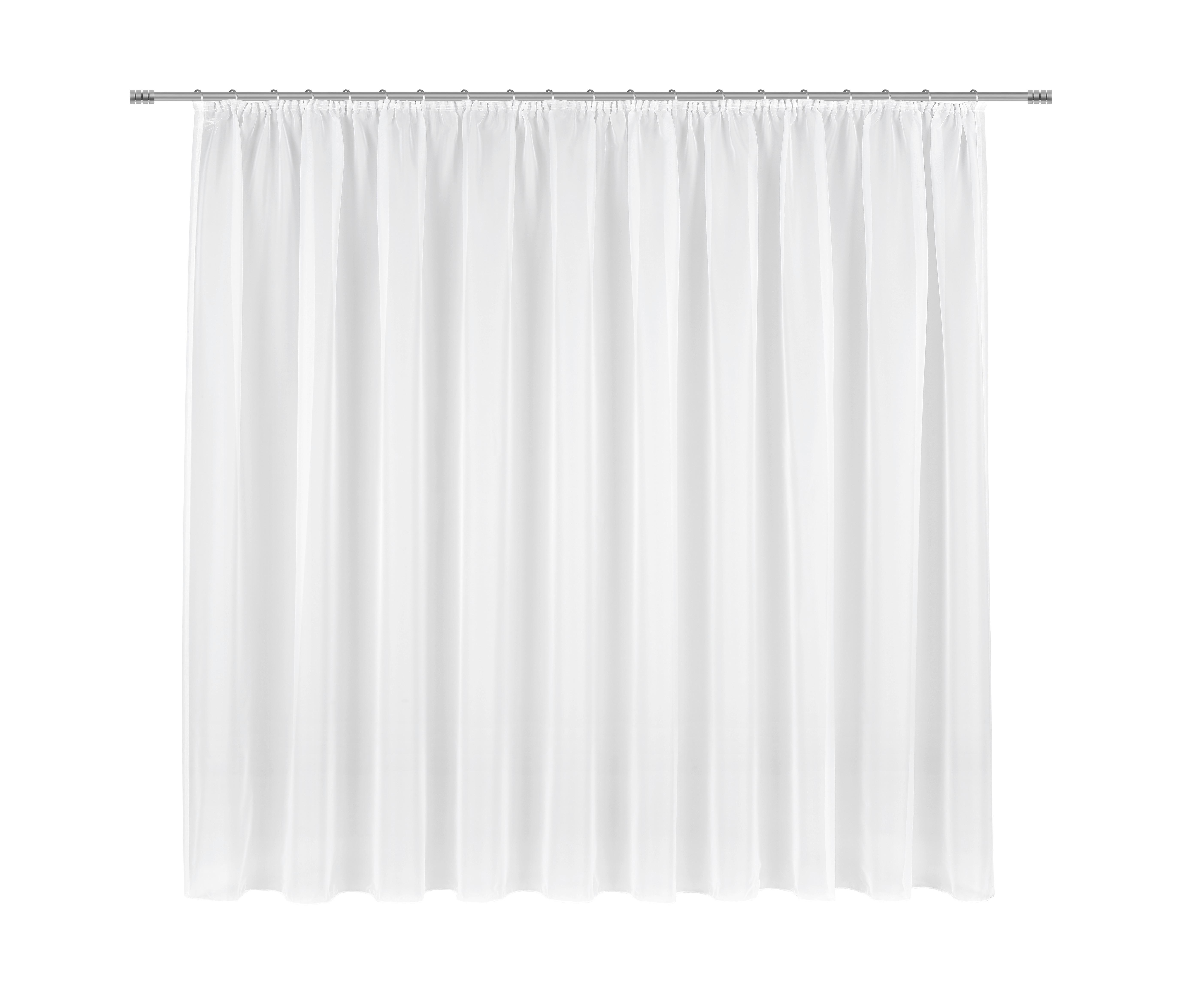 Kusová záclona Anna store, 300/145cm - bílá, Konvenční, textil (300/145cm) - Based