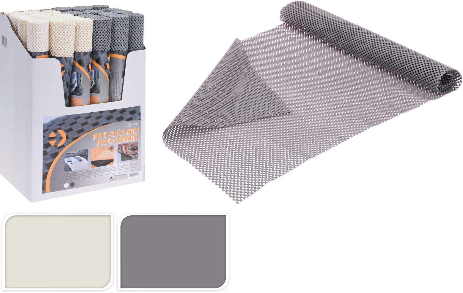 Podložka proti kĺzaniu MAT ANTISLIP - bílá/barvy stříbra, Konvenční (45/125cm)