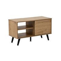 TV STOLÍK MOVE - čierna/dub artisan, Modern, kov/kompozitné drevo (80/46/35cm) - Based