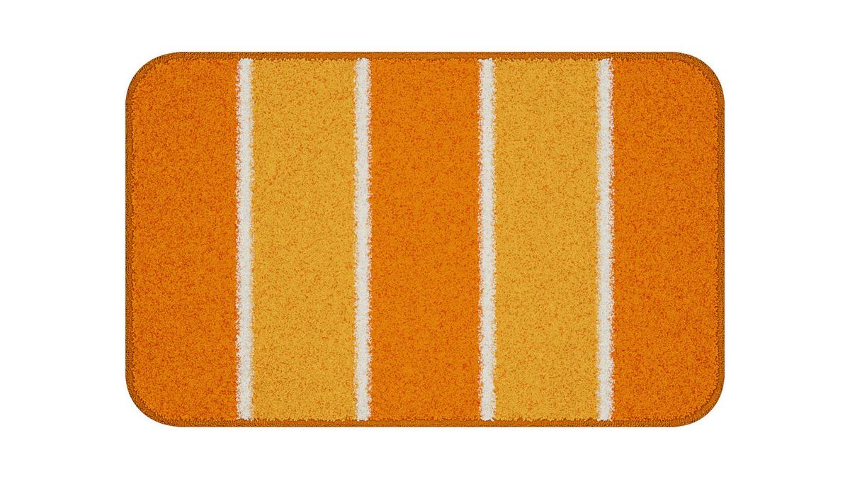 Badematte Waymore - Orange, Basics, Textil (50/80cm) - Grund