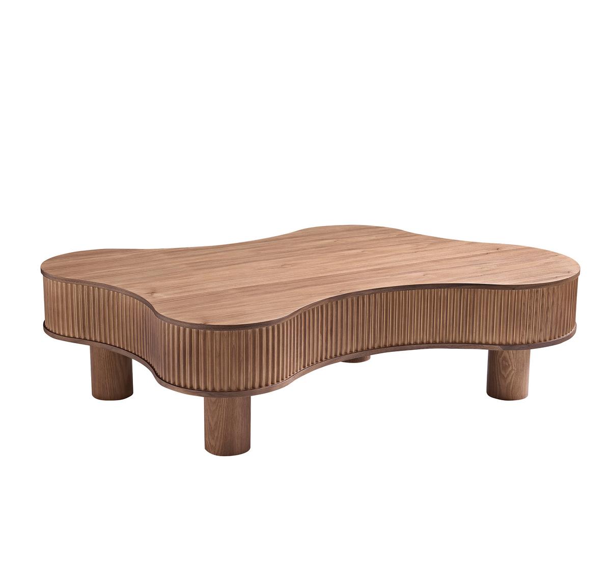 Couchtisch Walnussfarben B: 77 Cm - Walnussfarben, MODERN, Holzwerkstoff (116/77/32cm) - Livetastic