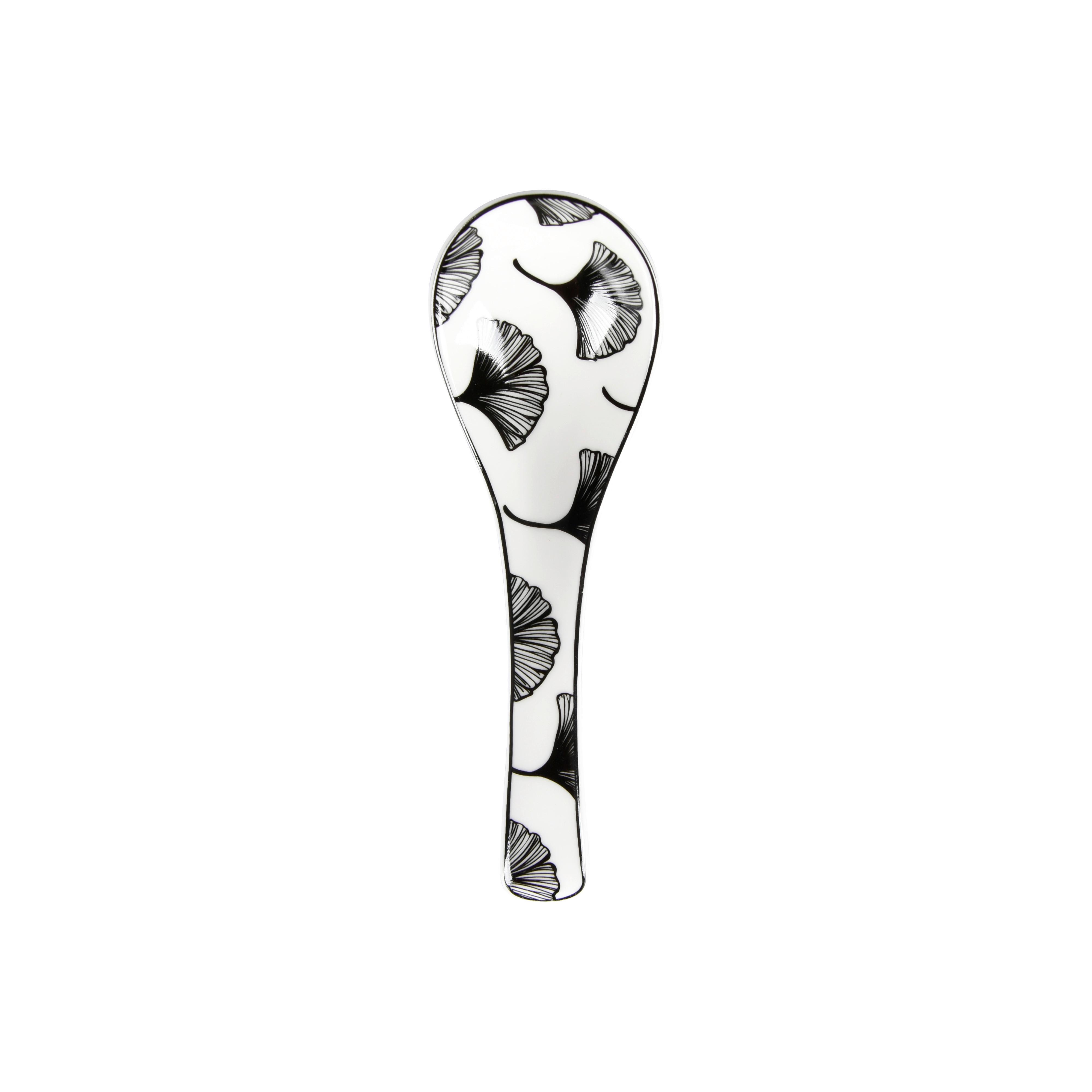 Lžíce Shiva - bílá/černá, Lifestyle, keramika (13,8/4,3/2,8cm) - Mömax