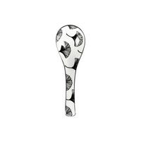 Lžíce Shiva - bílá/černá, Lifestyle, keramika (13,8/4,3/2,8cm) - Mömax