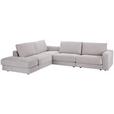 Ecksofa Vigo mit Rückenkissen Beige - Beige, MODERN, Textil (260/314cm) - Luca Bessoni