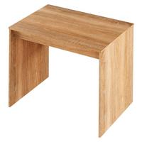 Písací stôl AUREL - farba duba, Modern, kompozitné drevo (100/77/70cm)