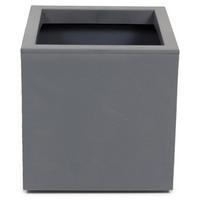 Übertopf Kunststoff Grau Wetter-/ Und Uv-Beständig - Grau, Basics, Kunststoff (30/30/30cm)