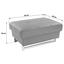 Hocker Rockstar - Sandfarben/Chromfarben, MODERN, Leder (96/46/66cm) Hocker Rockstar - Sandfarben/Chromfarben, MODERN, Leder (96/46/66cm)