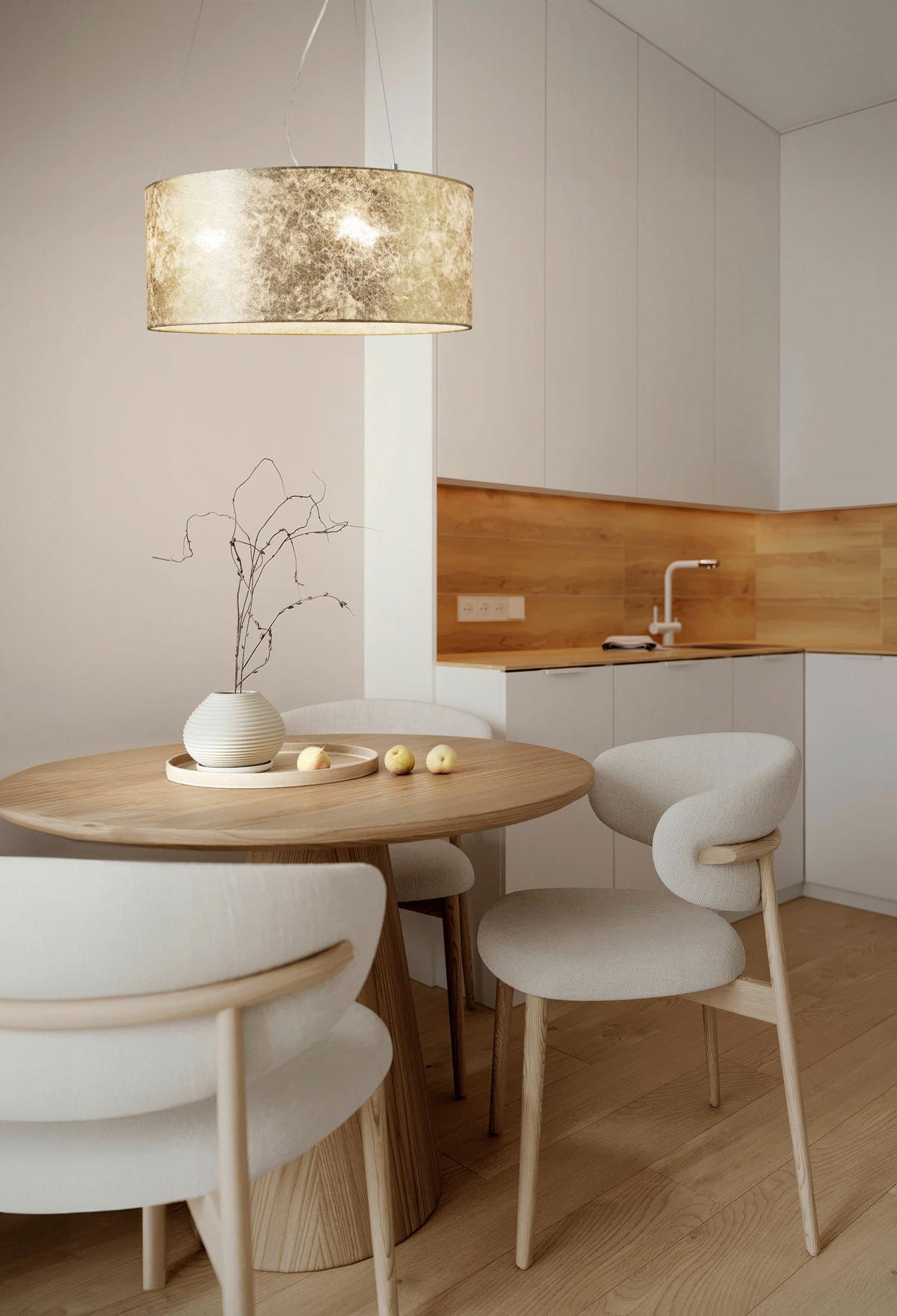 Hängeleuchte Viserbella H: 110 Cm 3-Flammig - Champagner/Goldfarben, KONVENTIONELL, Textil/Metall (53/110cm) - Eglo