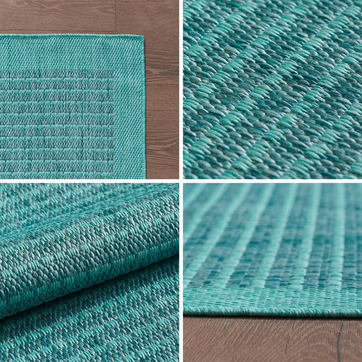Outdoorteppich Giza 200 X 290 1410 Blue - Blau, Basics, Textil (200/290cm) - Novel