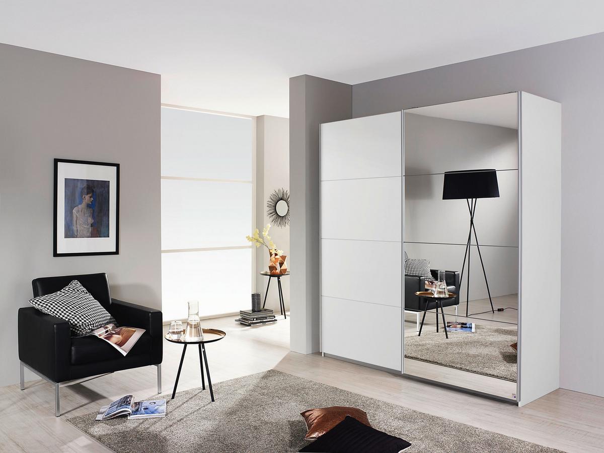 Schwebetürenschrank Subito - Weiß, MODERN, Holzwerkstoff (181/197/61cm) - Rauch Möbel