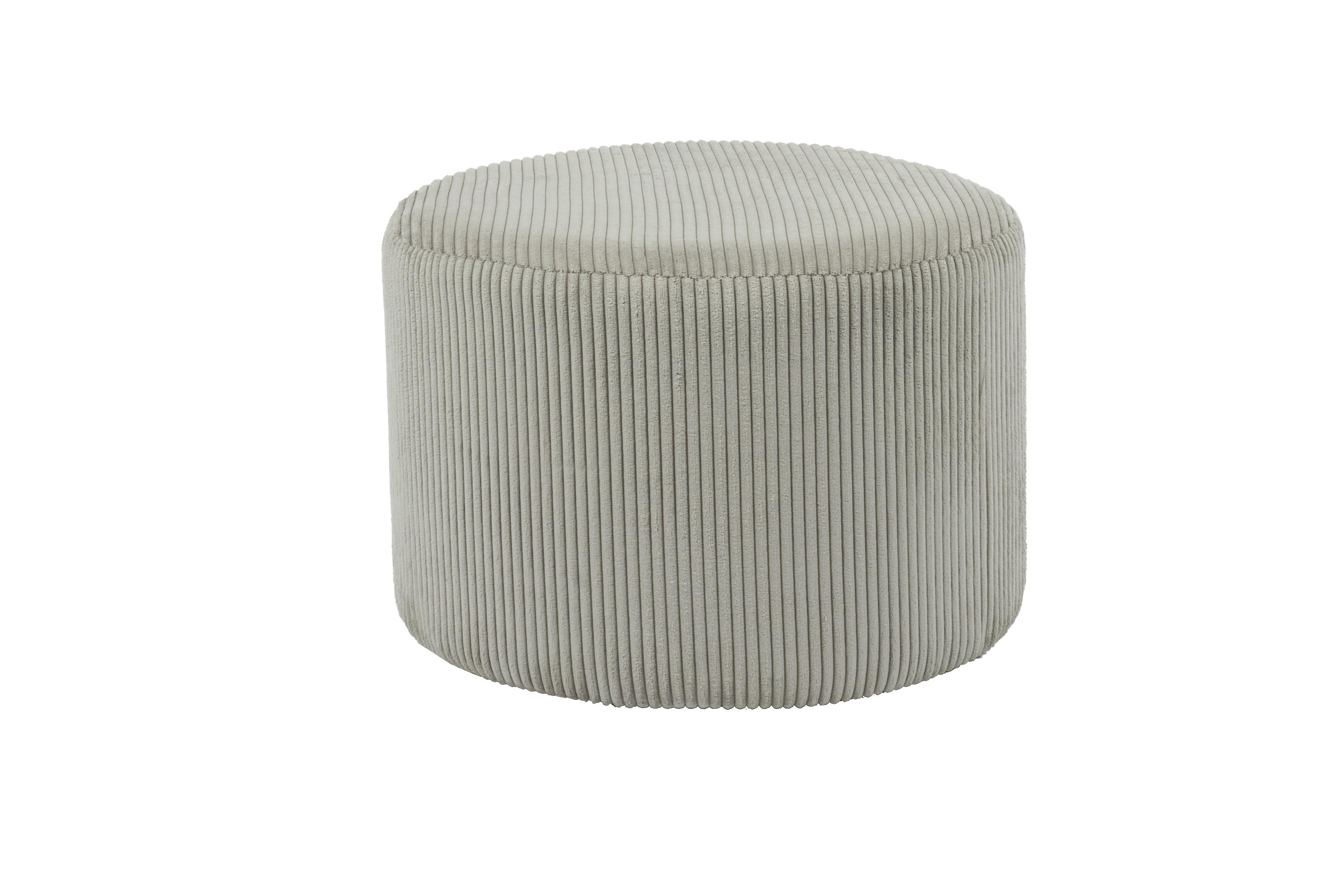 Hocker Hellgrau B: 55 Cm - Hellgrau, MODERN, Textil (55/38/55cm) - Livetastic